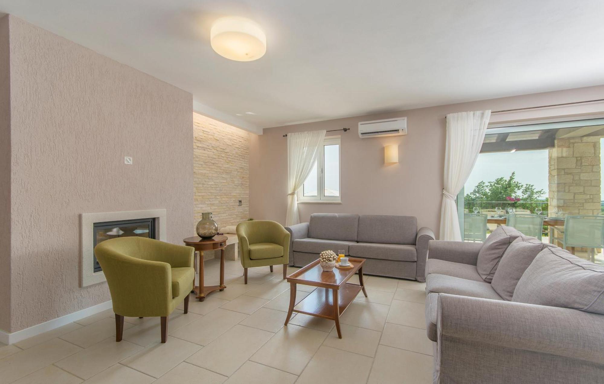Villa Sterpazzi - Near Porec With Sea View, Private Jacuzzi, Sauna And Pool Вишнян Екстер'єр фото